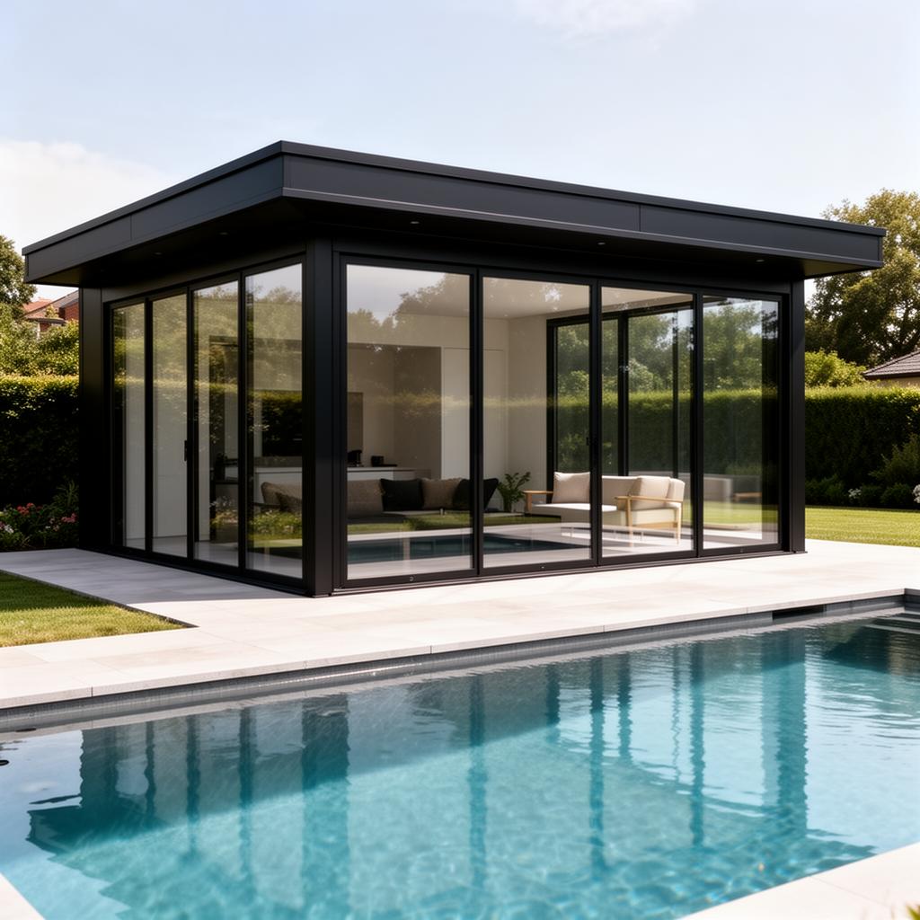 Glass Pool Houses